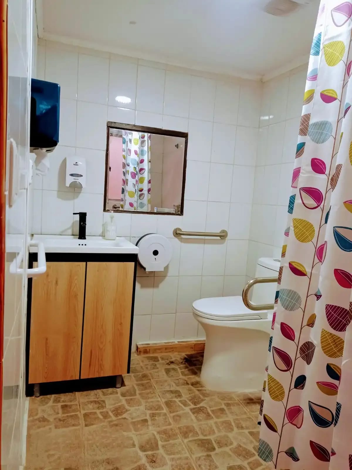 Baño asistido de la residencia