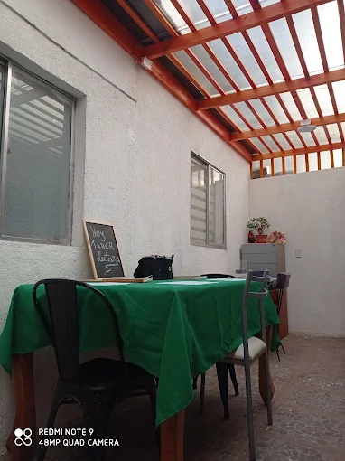 Patio techado para actividades